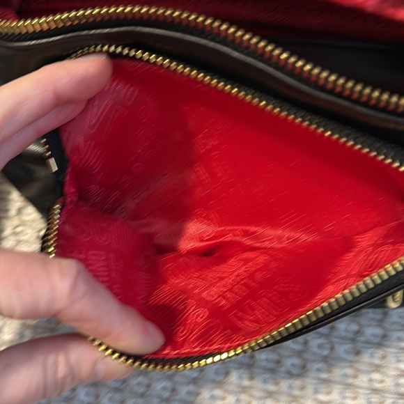 Love Moschino Black Belt Bag with Gold Chain - Picture 7 of 11